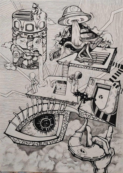 課程作品展示 中國-東盟藝術(shù)學(xué)院美術(shù)與設(shè)計學(xué)院2021級產(chǎn)品設(shè)計3班設(shè)計素描與美術(shù)圖案設(shè)計服務(wù)